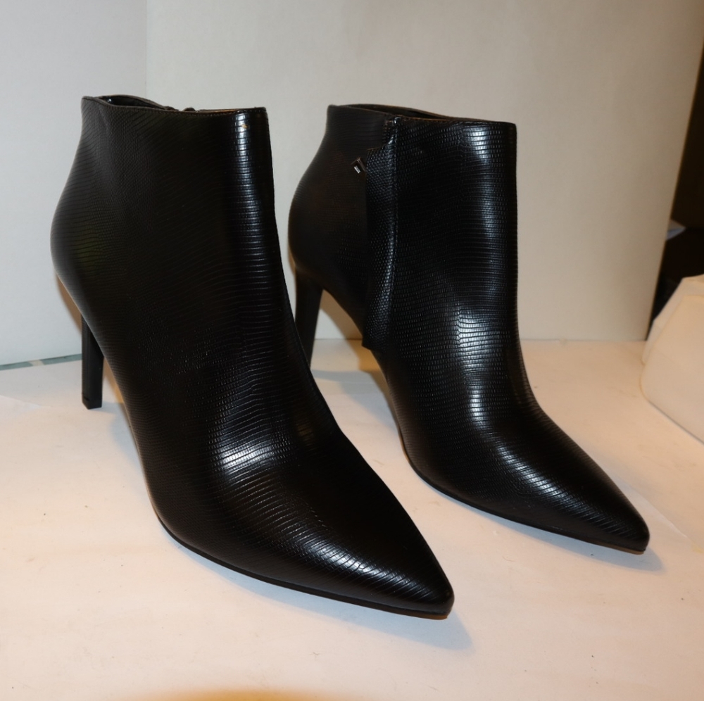 French Connection Black Ankle Boots